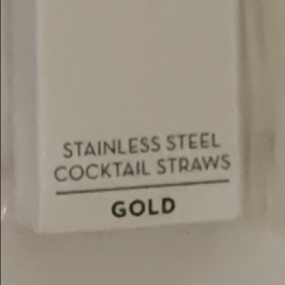 Slant collection stainless steel cocktail straws - Picture 5 of 7